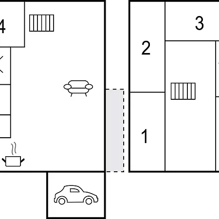 Four-bedroom In Vakantiehuis Kamień